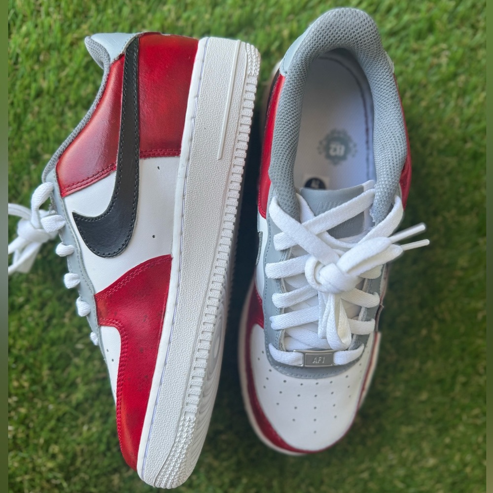 Custom Alabama Crimson Tide Nike Air Force 1 W Sz 8.5/ Y7 - Picture 3 of 9